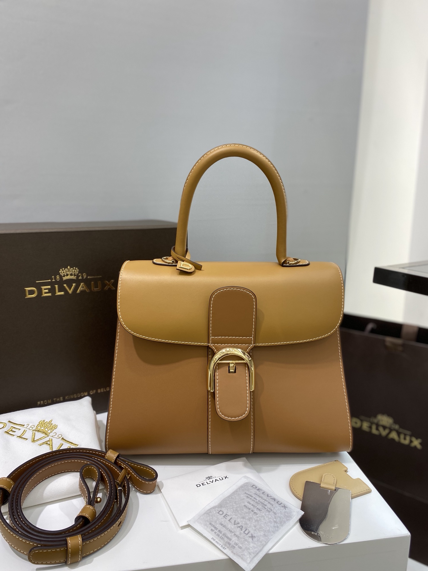 델보 브리앙 박스백 미듐